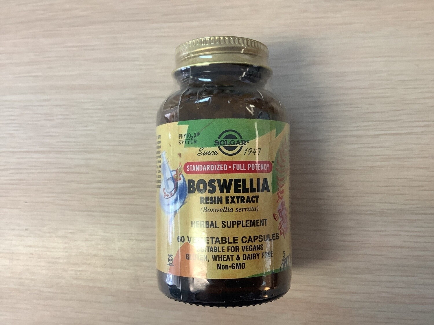 SOLGAR SFP Boswellia Resin Extract Vegetable Capsules 60