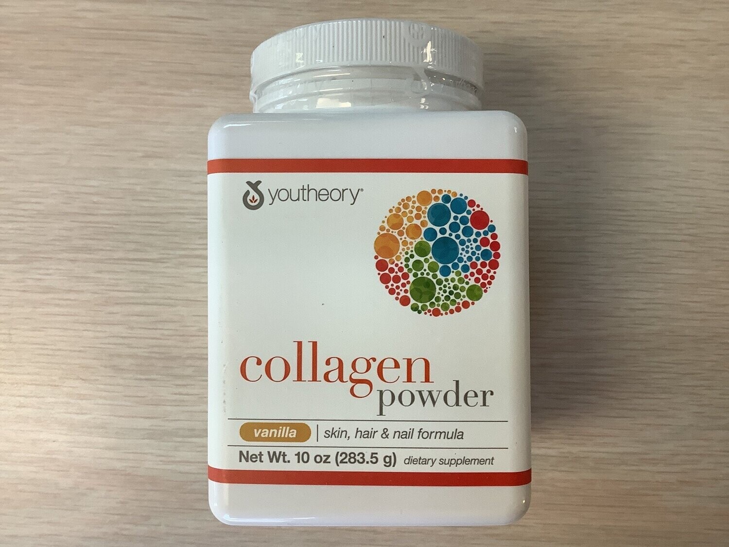 YOUTHEORY COLLAGEN POWDER VANILLA 10 OZ