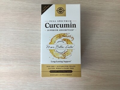 SOLGAR FULL SPECTRUM CURCUMIN 90 SOFTGELS