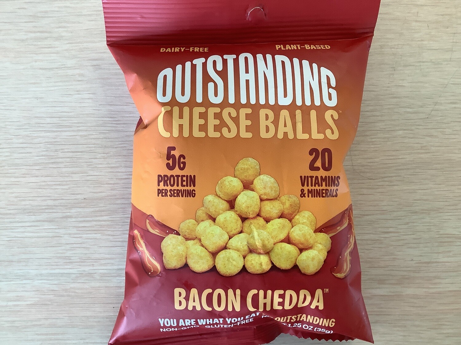 OUTSTANDING CHEESE BALLS BACON CHEDDA 1.25 oz