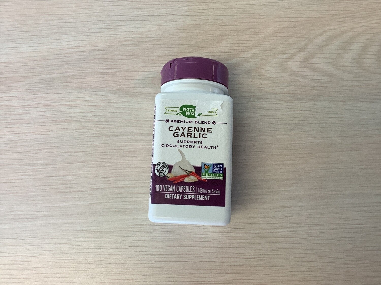 NATURES WAY Cayenne Garlic 100 capsule