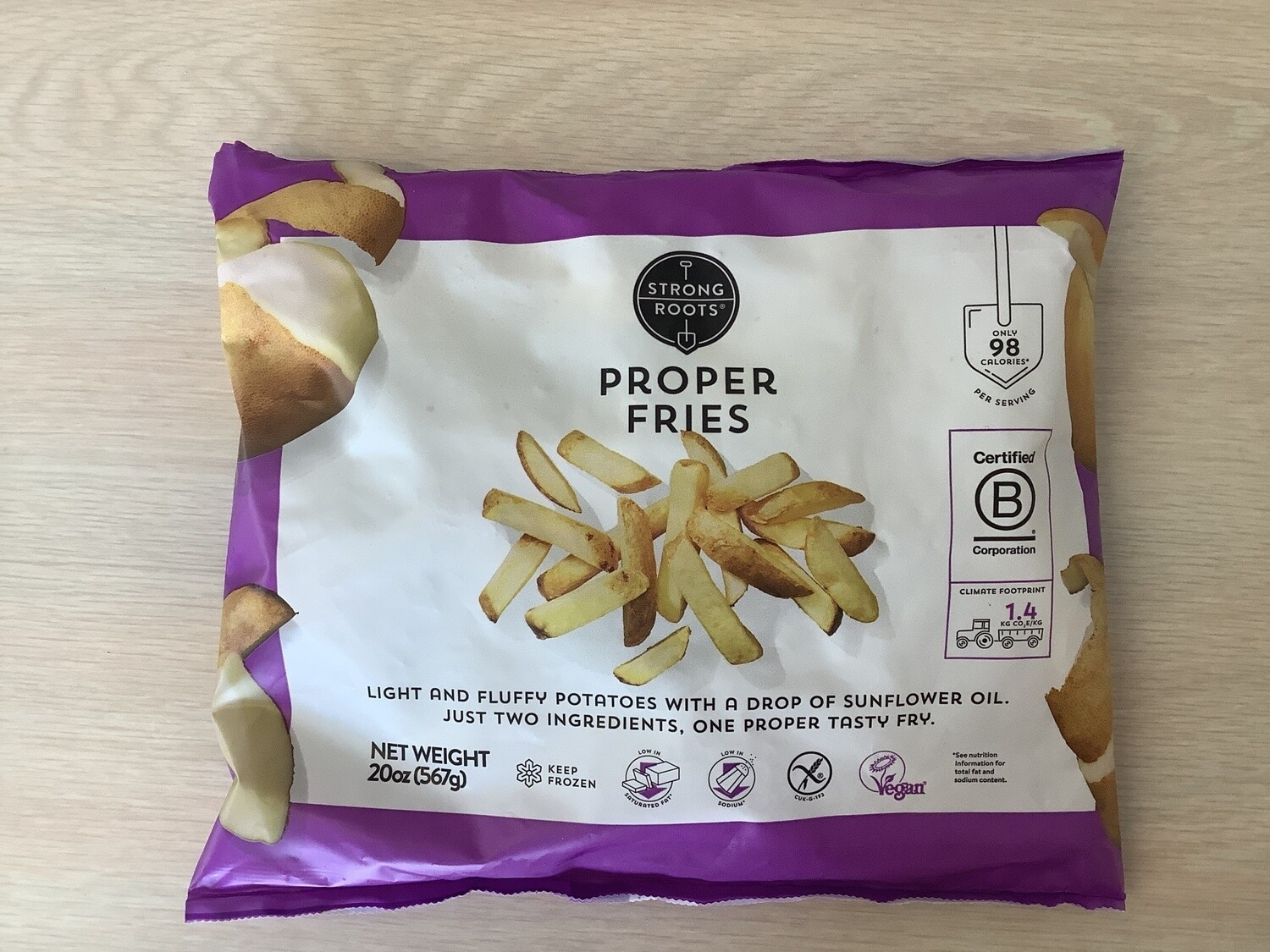 STRONG ROOTS PROPER FRIES 20 OZ