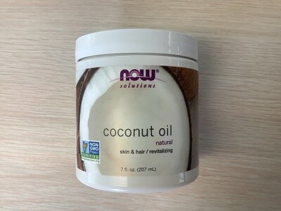 NOW COCONUT OIL PURE NON-GMO 7 OZ