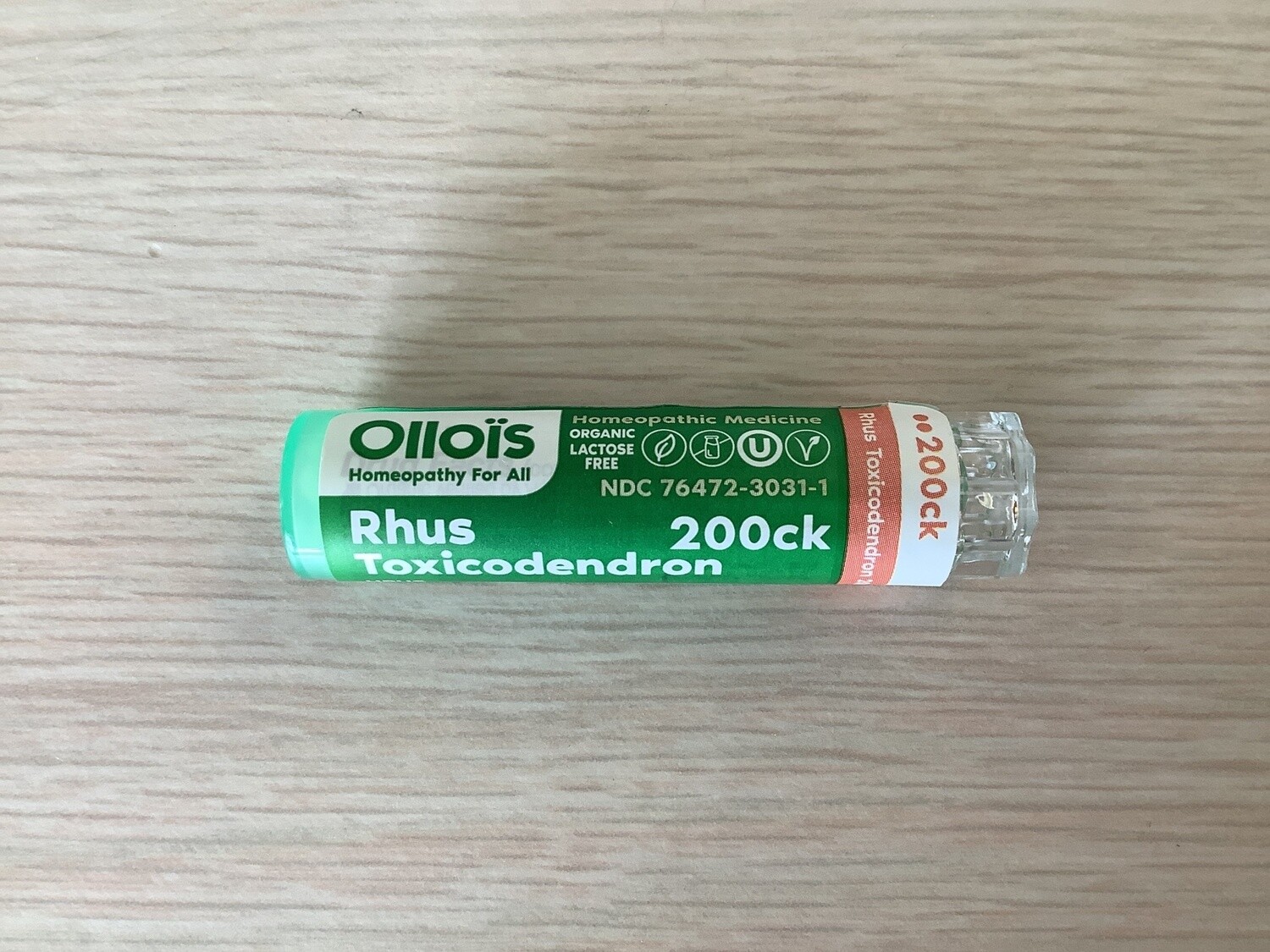 OLLOIS Rhus Toxicodendron 200CK Vegan Organic 80 cnt