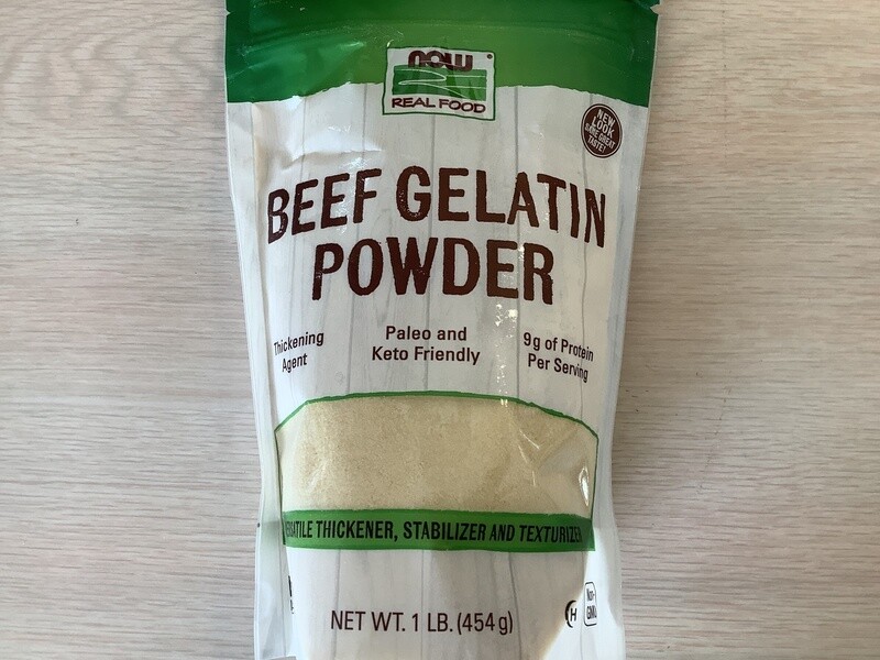 NOW BEEF GELATIN POWDER 1 LB