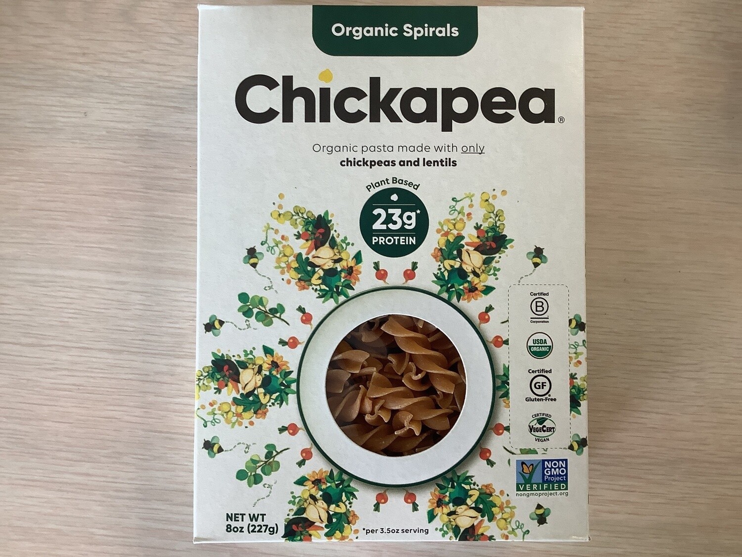 CHICKAPEA PASTA SPIRAL 8 OZ