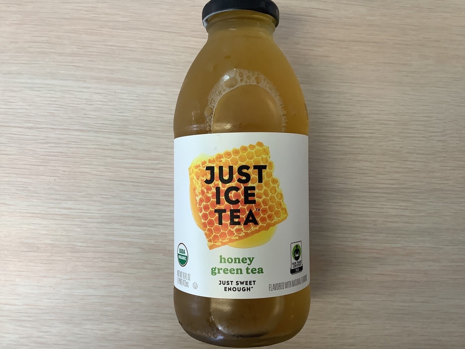EAT THE CHANGE JUST ICE TEA HONEY GREEN ORGANIC 16 oz