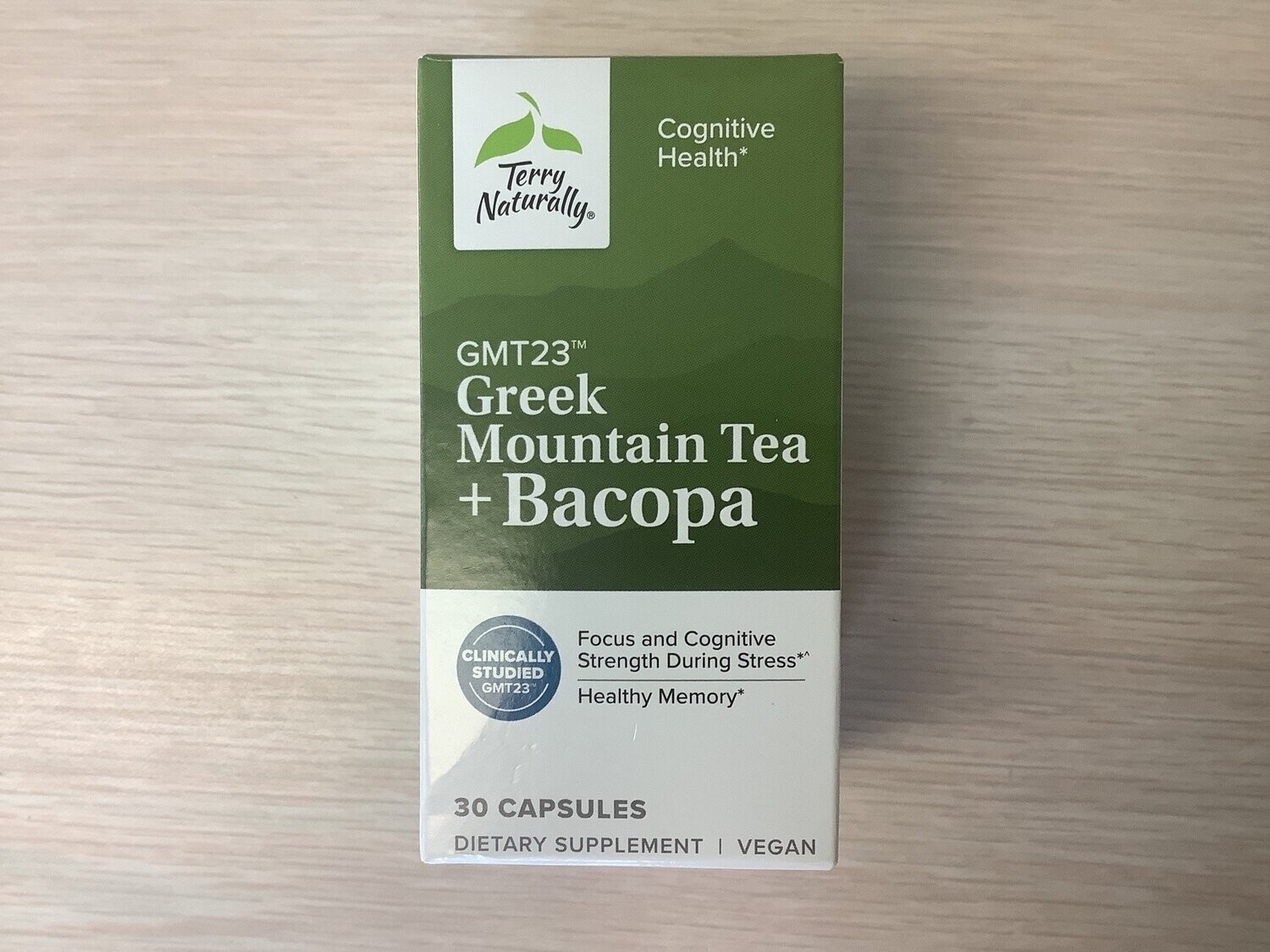 TERRY NATURALLY GREEK MOUNTAIN TEA GMT23 + BACOPA 30 capsules