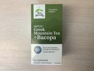 TERRY NATURALLY GREEK MOUNTAIN TEA GMT23 + BACOPA 30 capsules