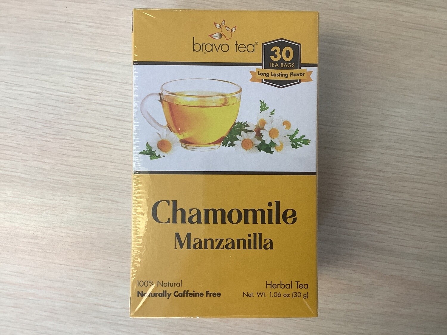 BRAVO TEA CHAMOMILE TEA 30 BAGS