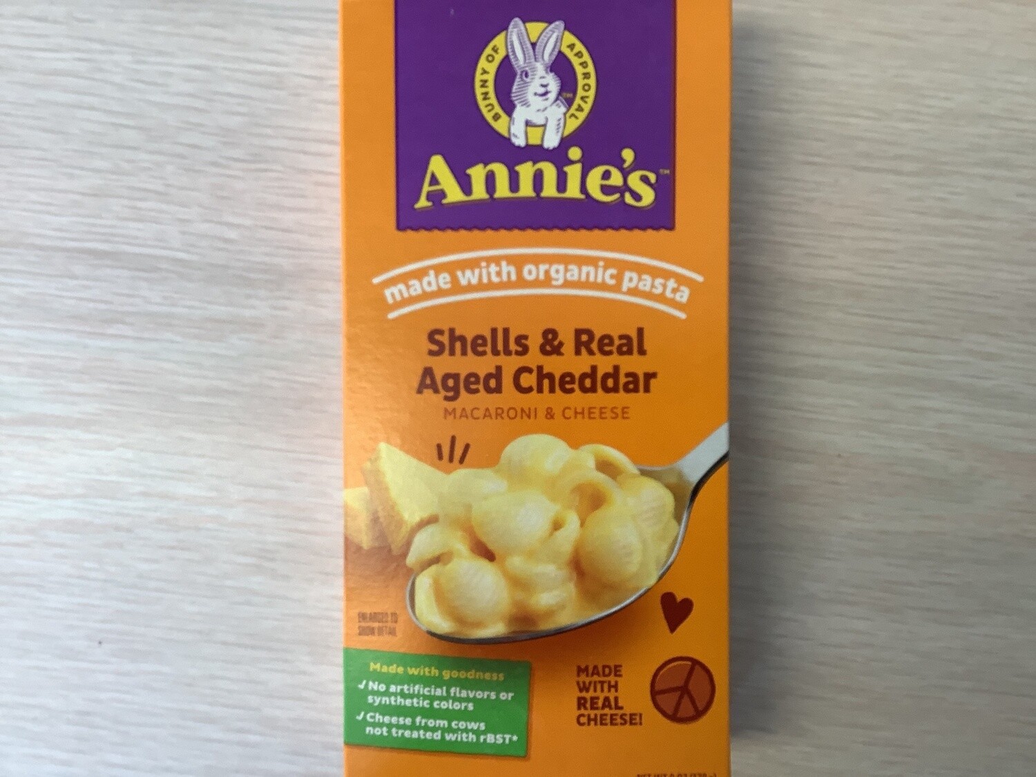 ANNIES MAC &amp; CHEESE SHELLS WISCONSIN CHEDDAR 6 OZ