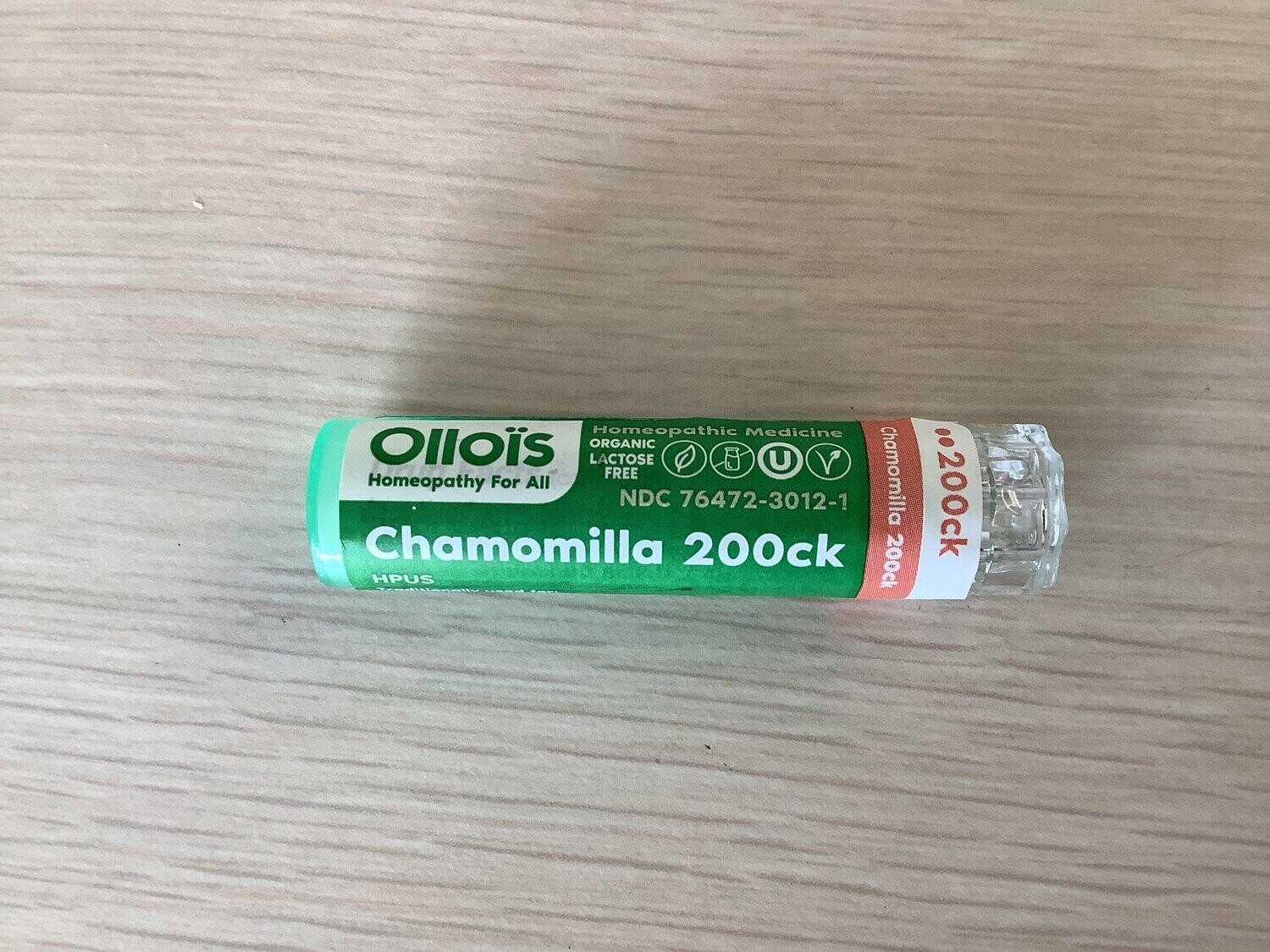 OLLOIS Chamomilla 200CK Vegan Organic 80 cnt