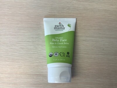 EARTH MAMA Organic Baby Face Nose and Cheek Balm 2 Oz