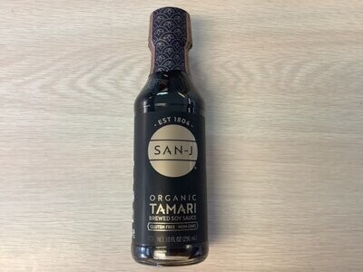 SAN-J TAMARI SOY SAUCE ORGANIC GLUTEN FREE 10 OZ single