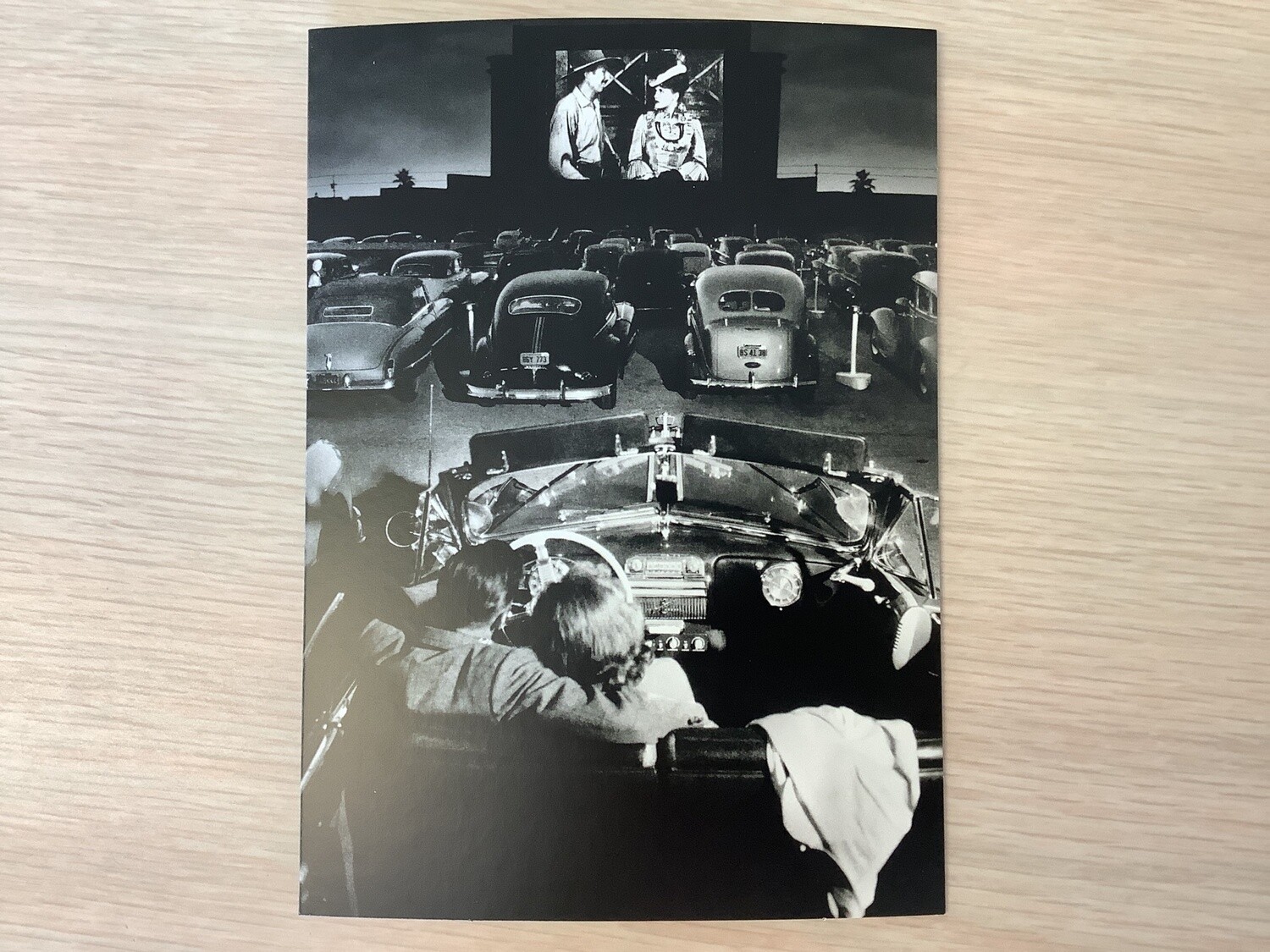 AVANTI AMERICA COUPLE AT DRIVE IN ANNIVERSARY CARD