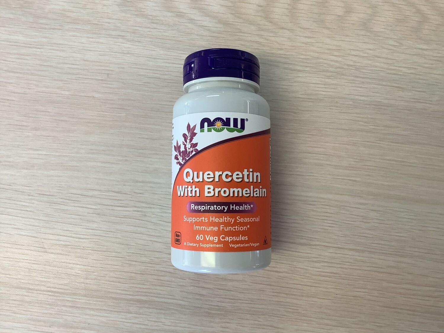 NOW QUERCETIN W/ BROMELAIN 60 VEG CAPS