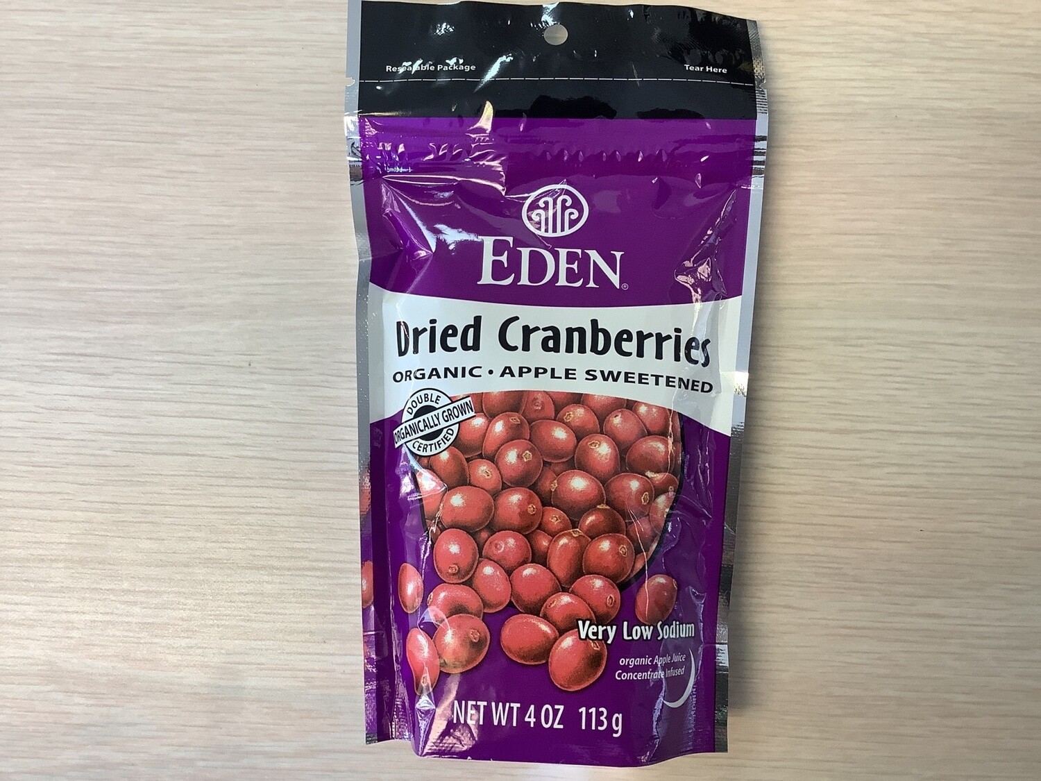 EDEN FOODS FRUIT DRIED CRANBERRY 4 OZ