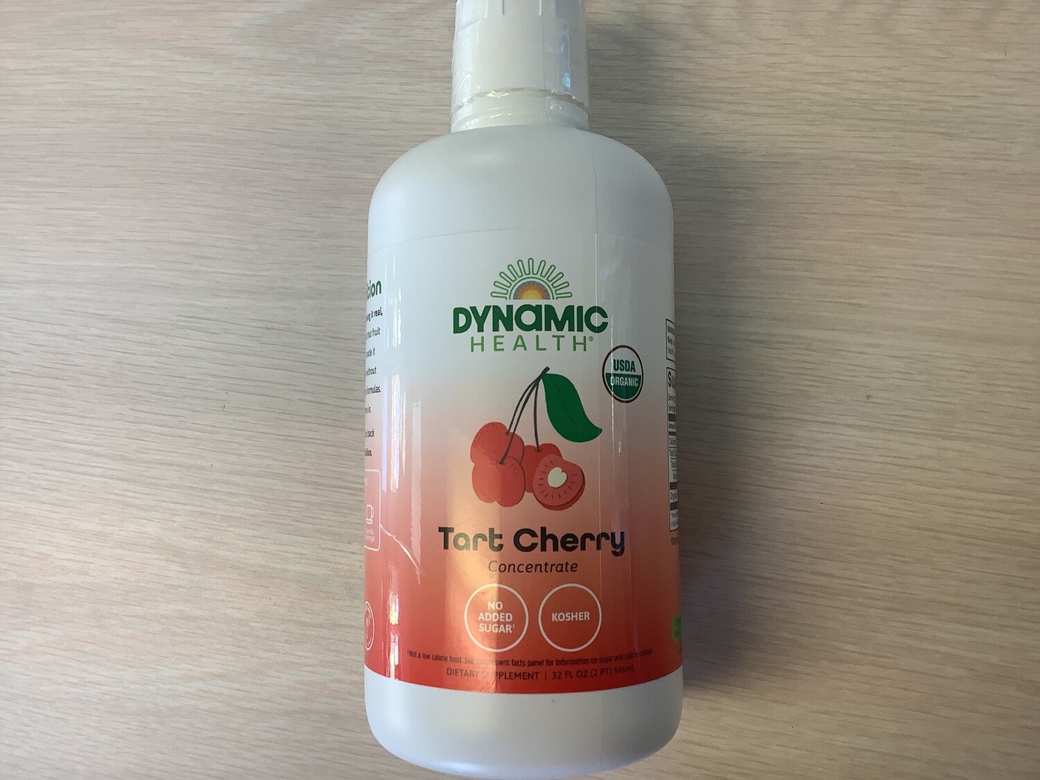 DYNAMIC HEALTH TART CHERRY JUICE CONCENRATE ORGANIC 32 FO