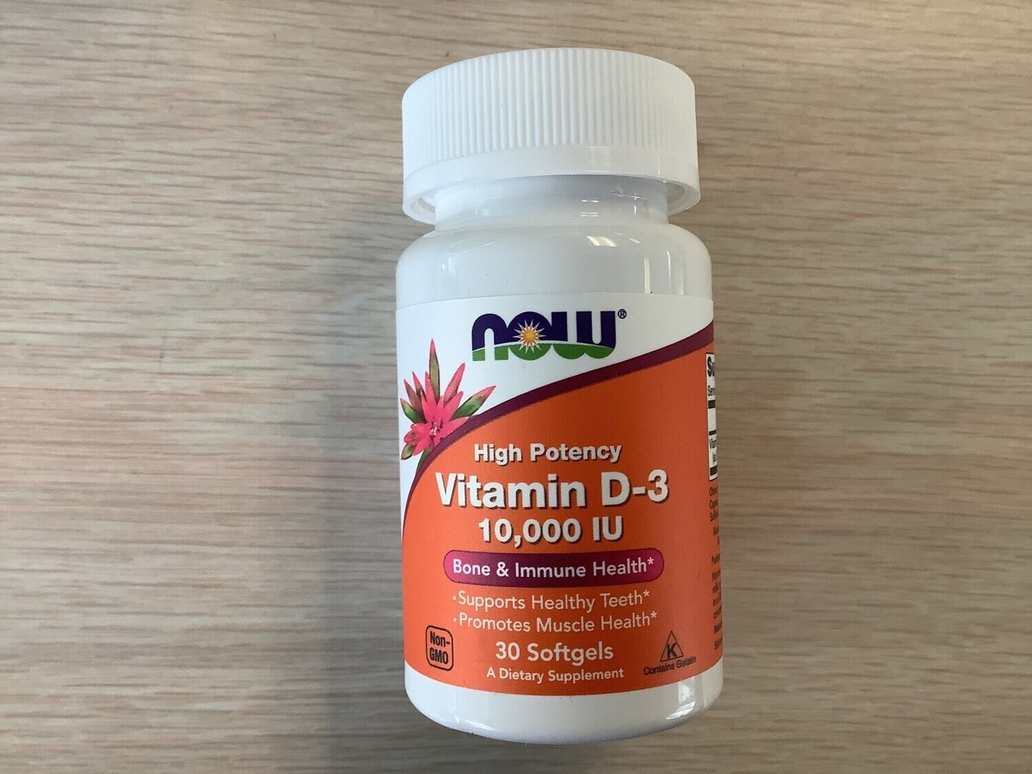 NOW VITAMIN D3 10000 IU 30 softgels