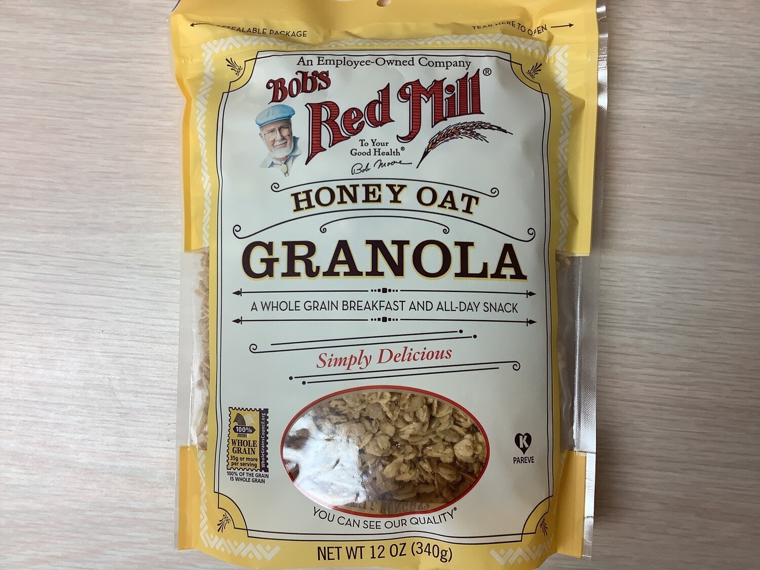 BOBS RED MILL GRANOLA HONEY OAT 12 OZ