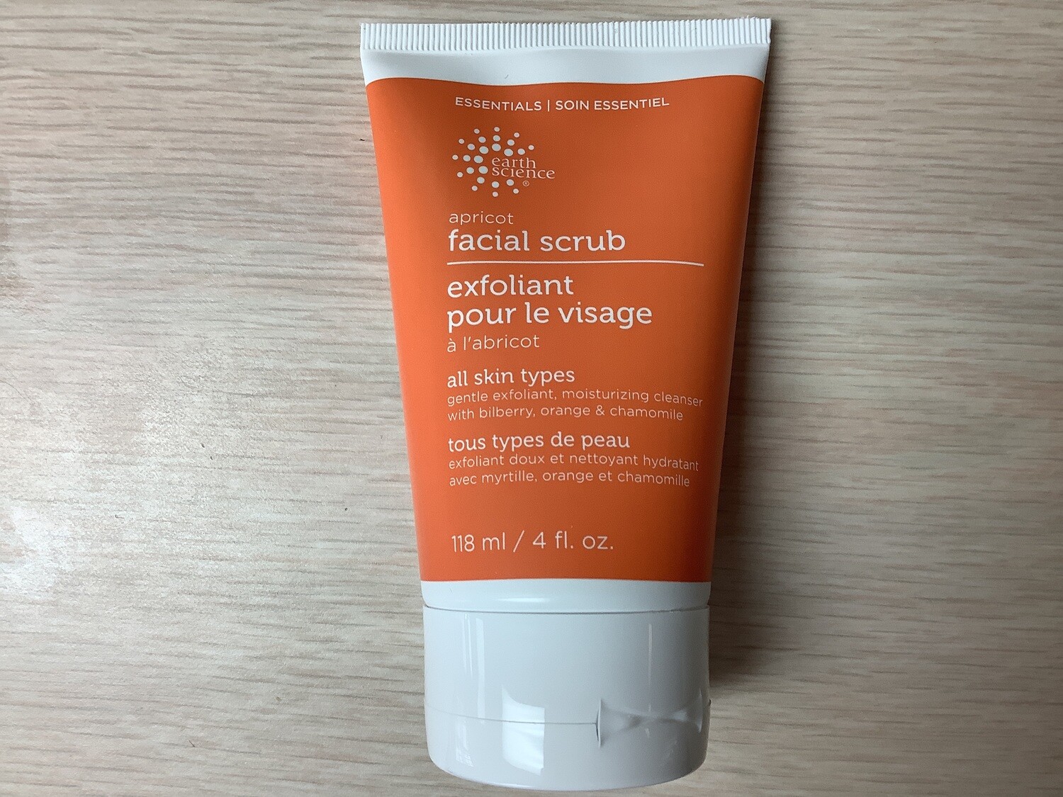 EARTH SCIENCE SCRUB APRICOT CREME 4 OZ