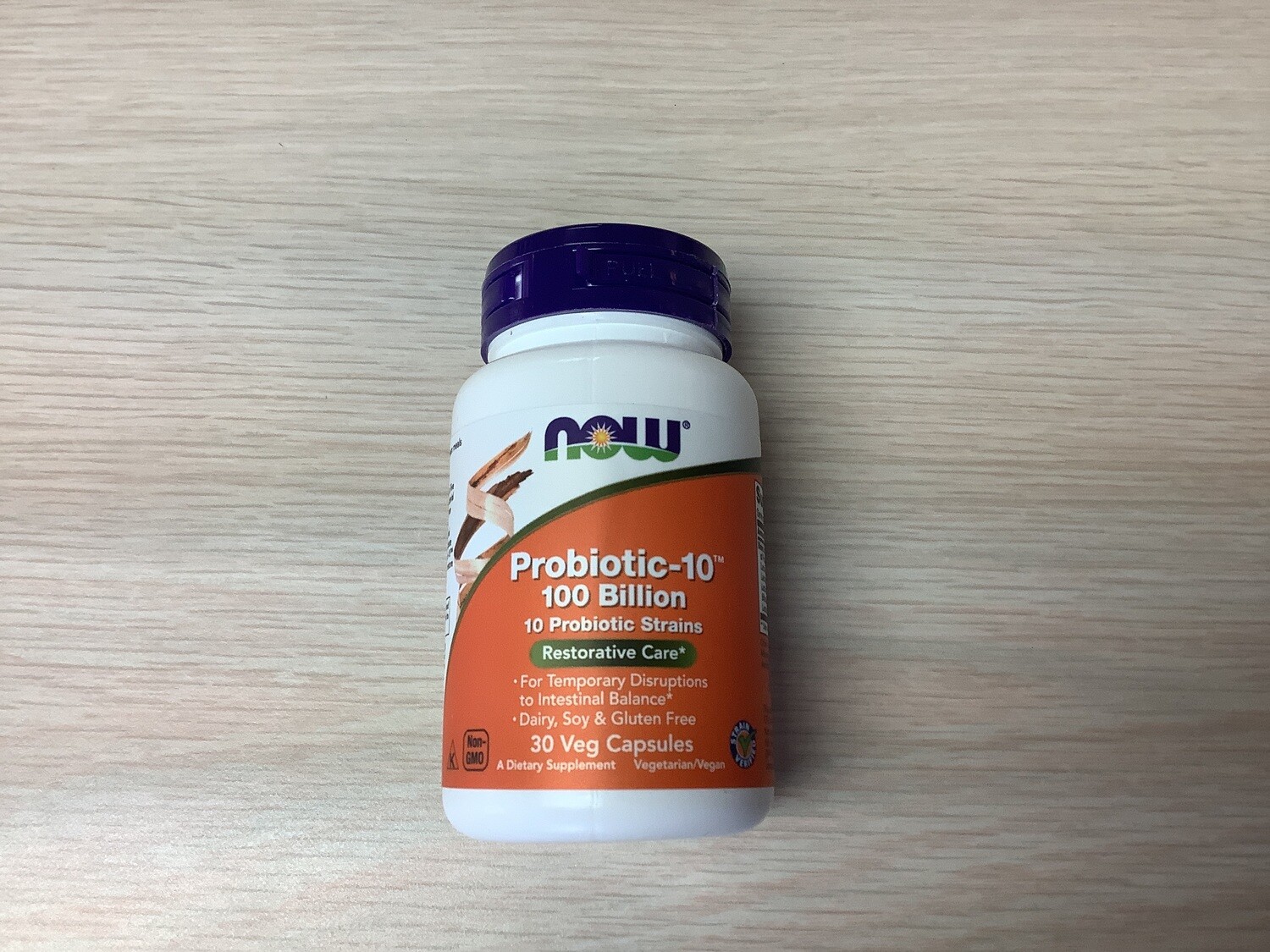NOW PROBIOTIC-10 100 BILLION 30 VCAPS