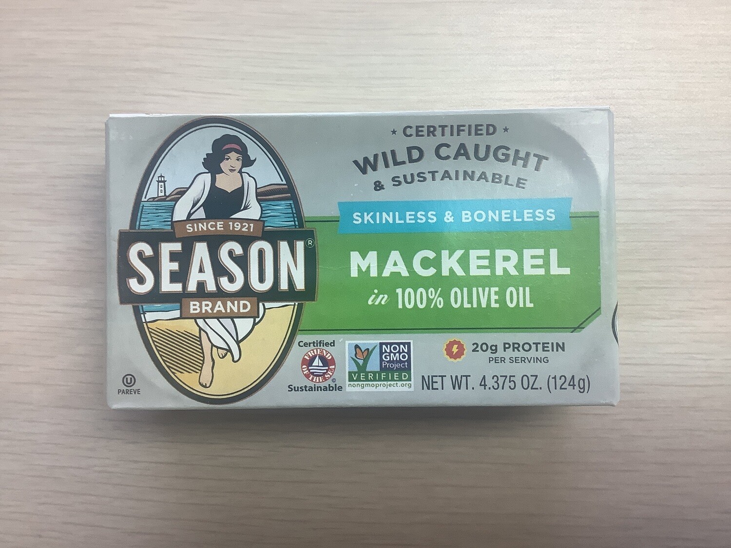 SEASON MACKEREL FILLETS 4.375 OZ