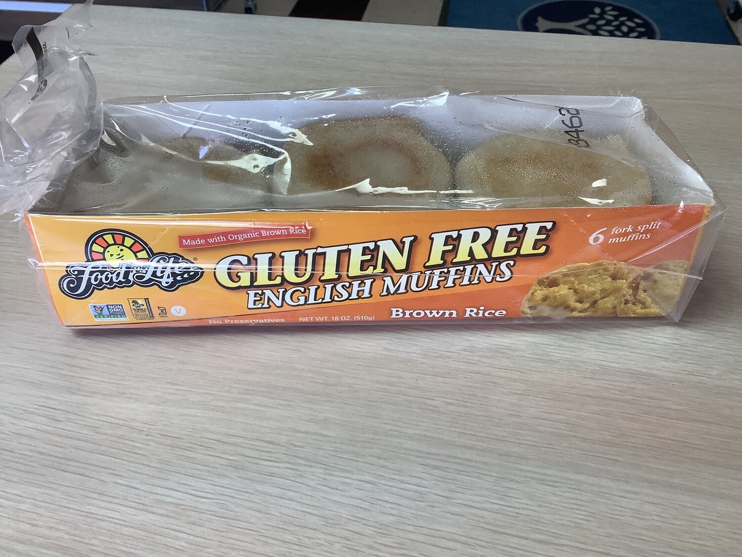 FOOD FOR LIFE ENGLISH MUFFIN BROWN RICE GLUTEN FREE 18 OZ
