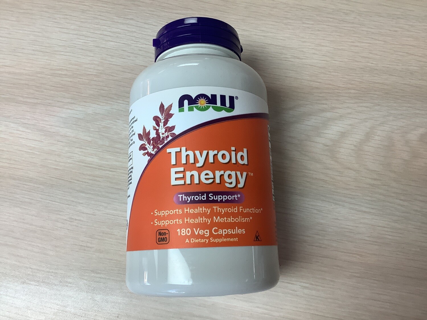NOW THYROID ENERGY  180 VCAPS