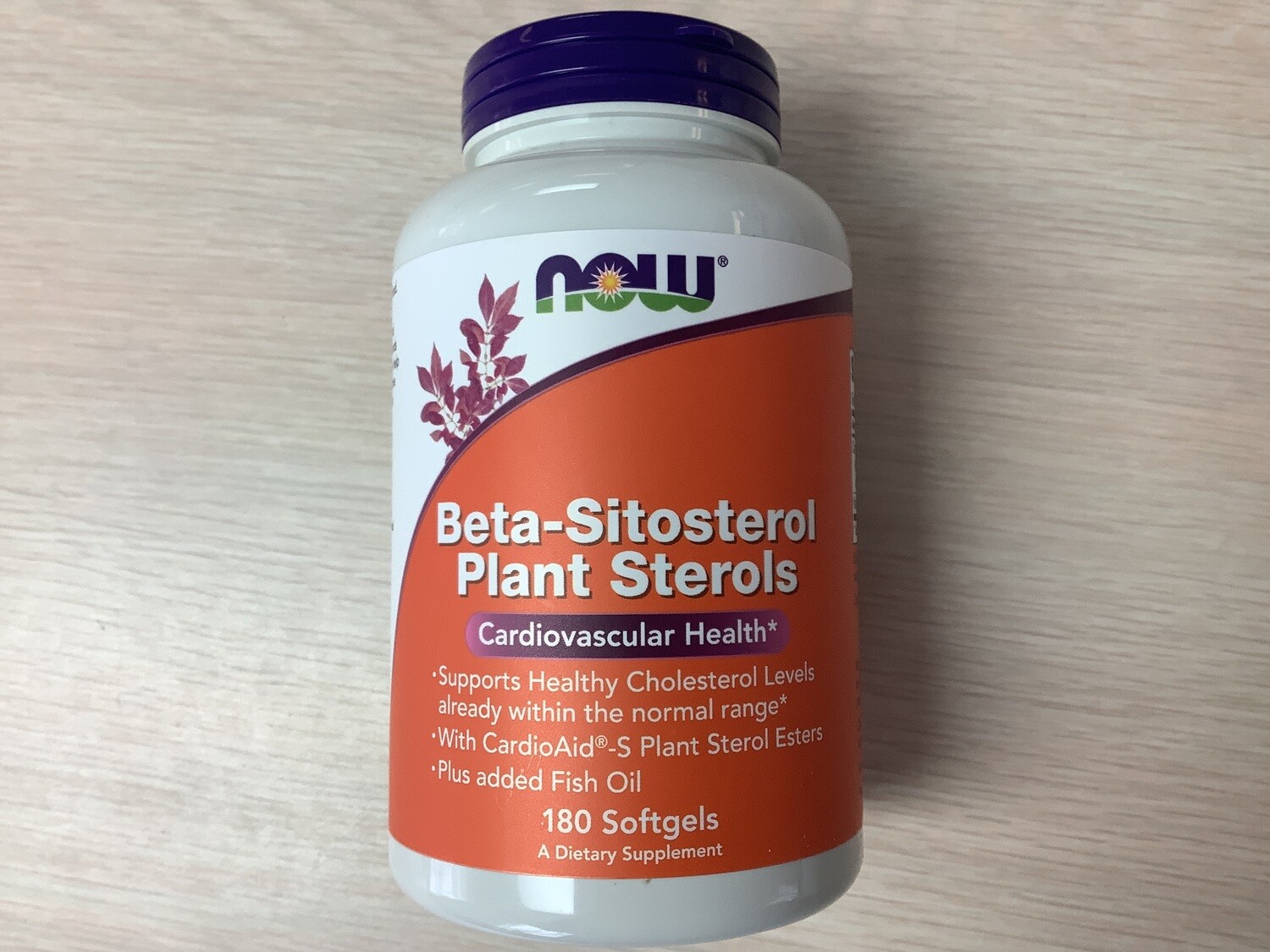 NOW BETA-SITOSTEROL PLANT STEROL 180 SOFTGELS