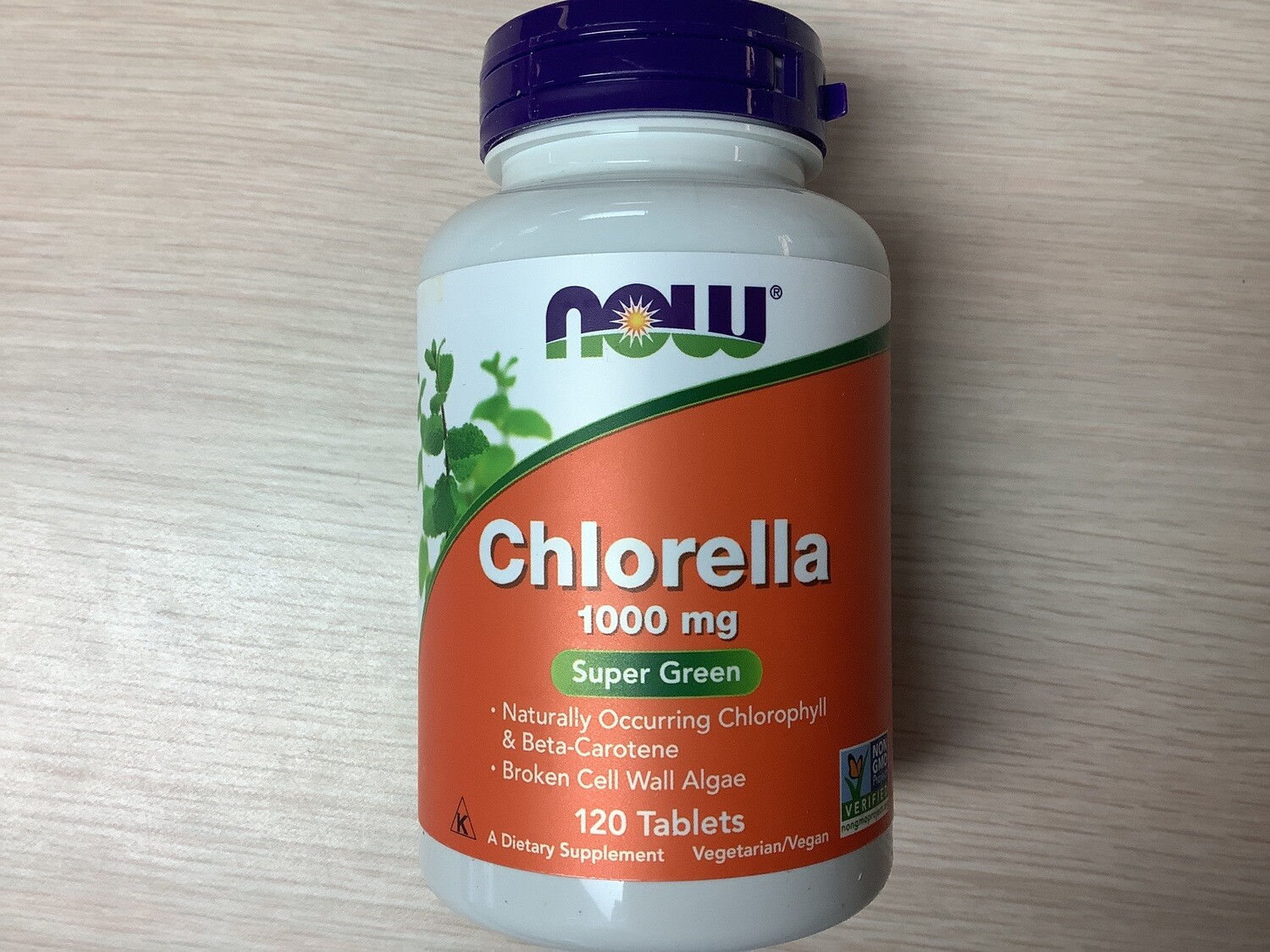 NOW CHLORELLA 1000mg 120 TABS