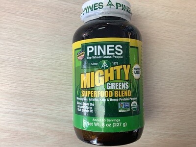 PINES Mighty Greens Powder 8 ounce
