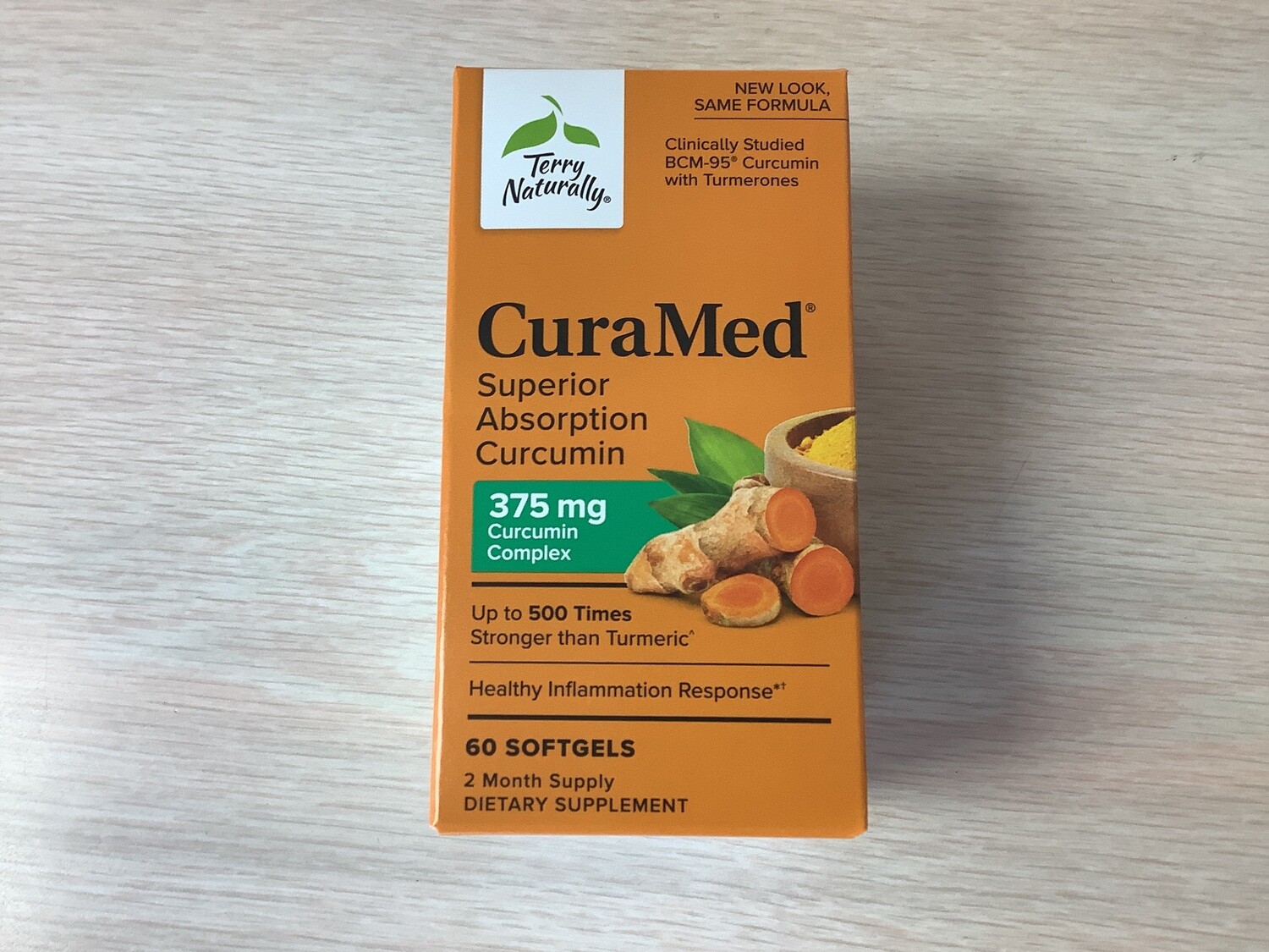 TERRY NATURALLY CURCUMIN CuraMed 375 mg 60 softgels