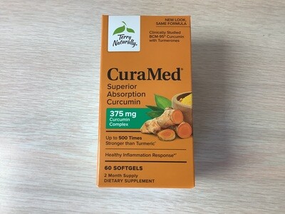 TERRY NATURALLY CURCUMIN CuraMed 375 mg 60 softgels