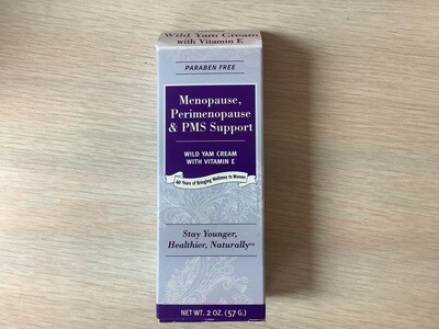 AT LAST NATURALS Wild Yam Cream with Vitamin E 2 ounce