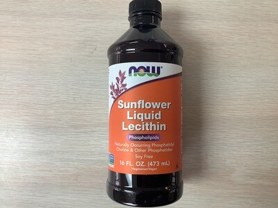 NOW LECITHIN SUNFLOWER LIQUID 16 FL OZ