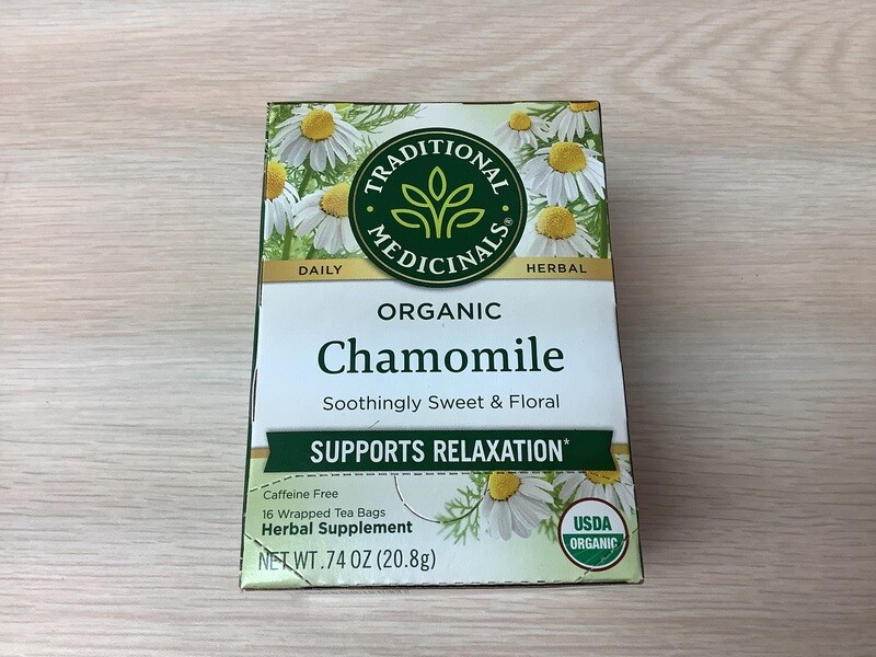 TRADITIONAL MEDICINALS TEA CHAMOMILE ORGANIC 16 BAG