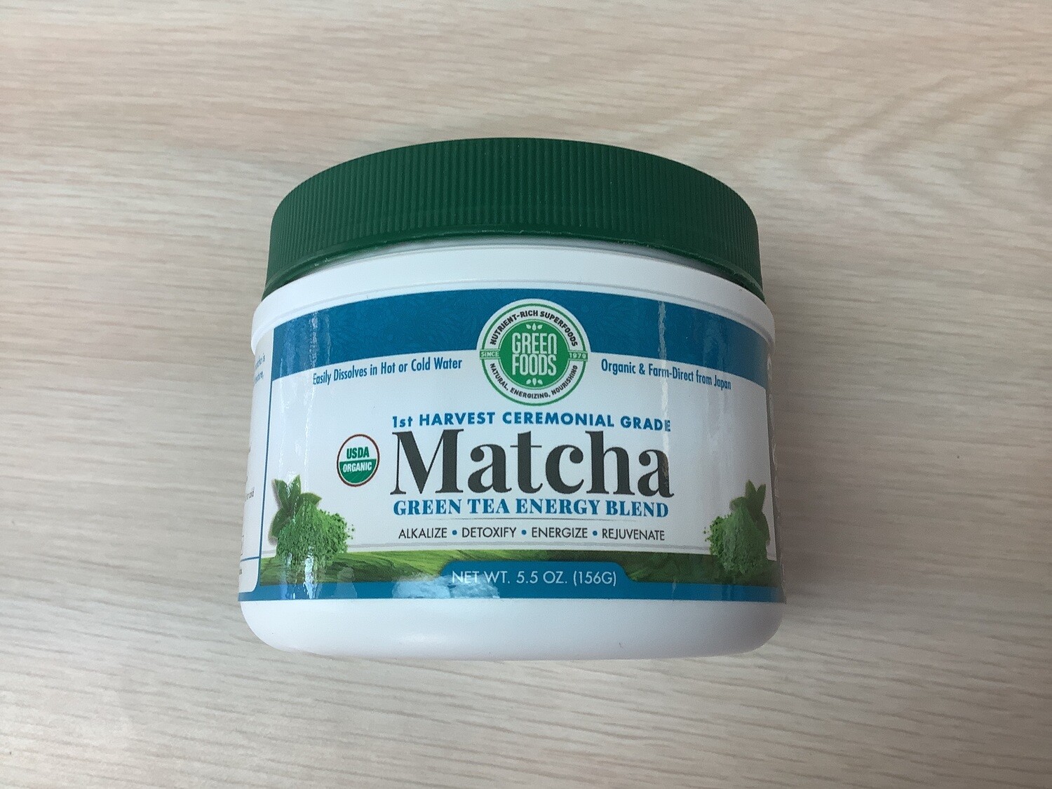 GREEN FOODS MATCHA GREEN TEA ENERGY BLEND 5.5 OZ