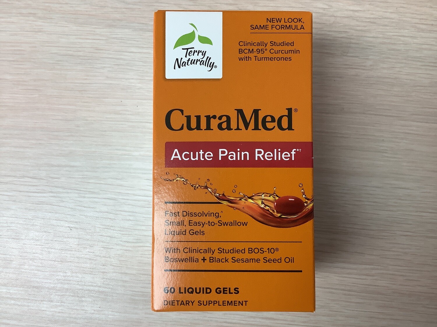 TERRY NATURALLY ACUTE PAIN RELIEF CuraMed 60 liq gels
