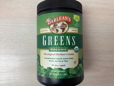 BARLEANS Organic Greens Powder 8.46oz