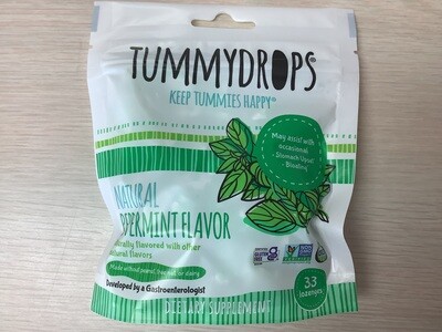Made with Organic Ingredients TUMMYDROPS NATURAL PEPPERMINT FLAVOR 33 loz