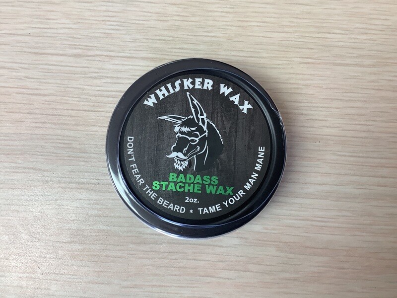 BADASS BEARD CARE MUSTACHE WAX  2oz