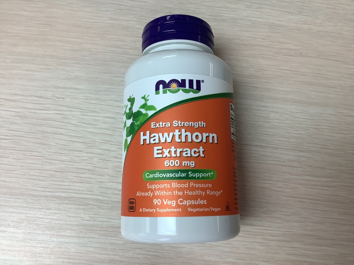 NOW HAWTHORN BERRY 600 mg 90 vcaps