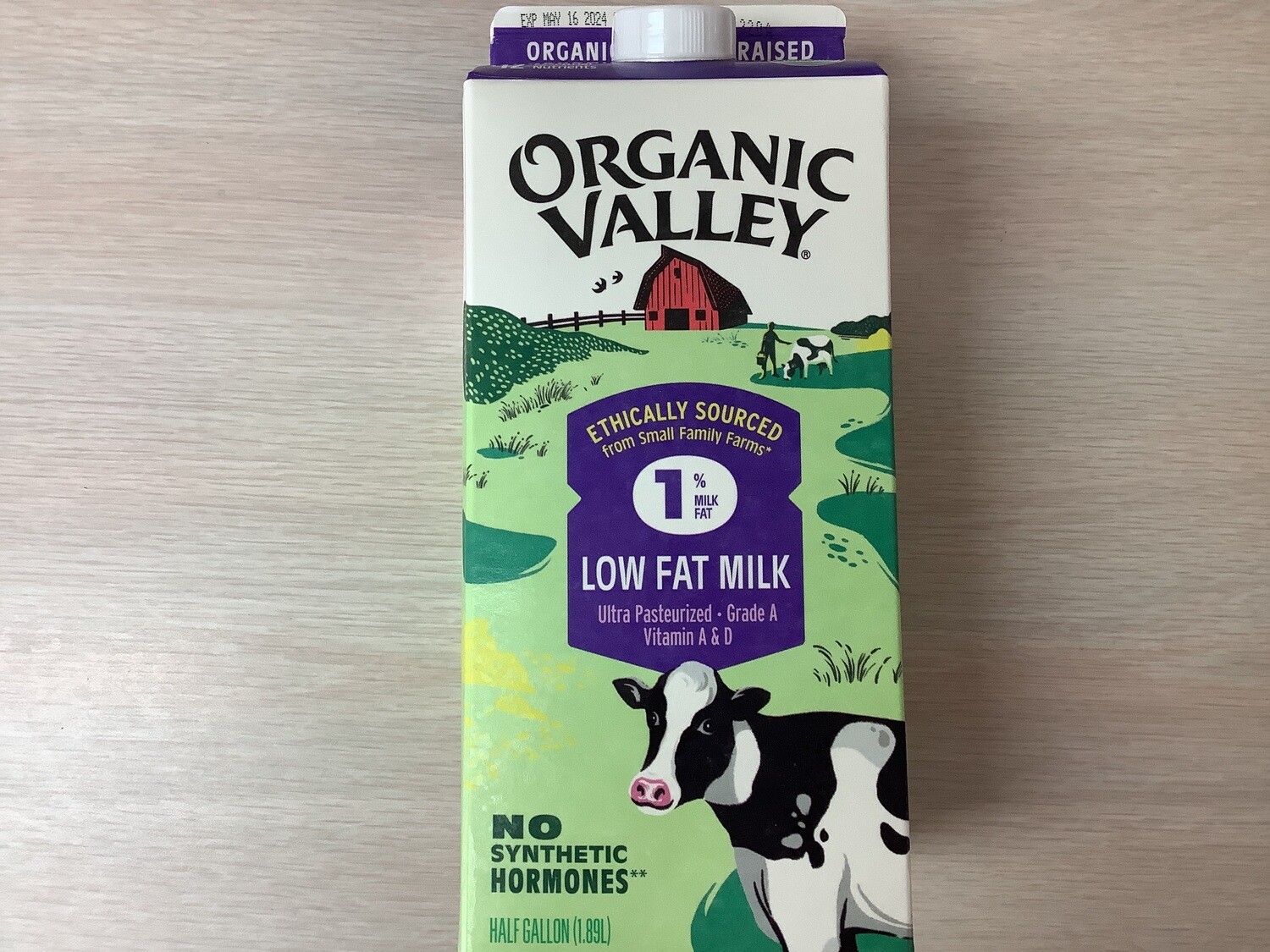ORGANIC VALLEY ULTRA MILK 1% LOW FAT ORGANIC 64 OZ