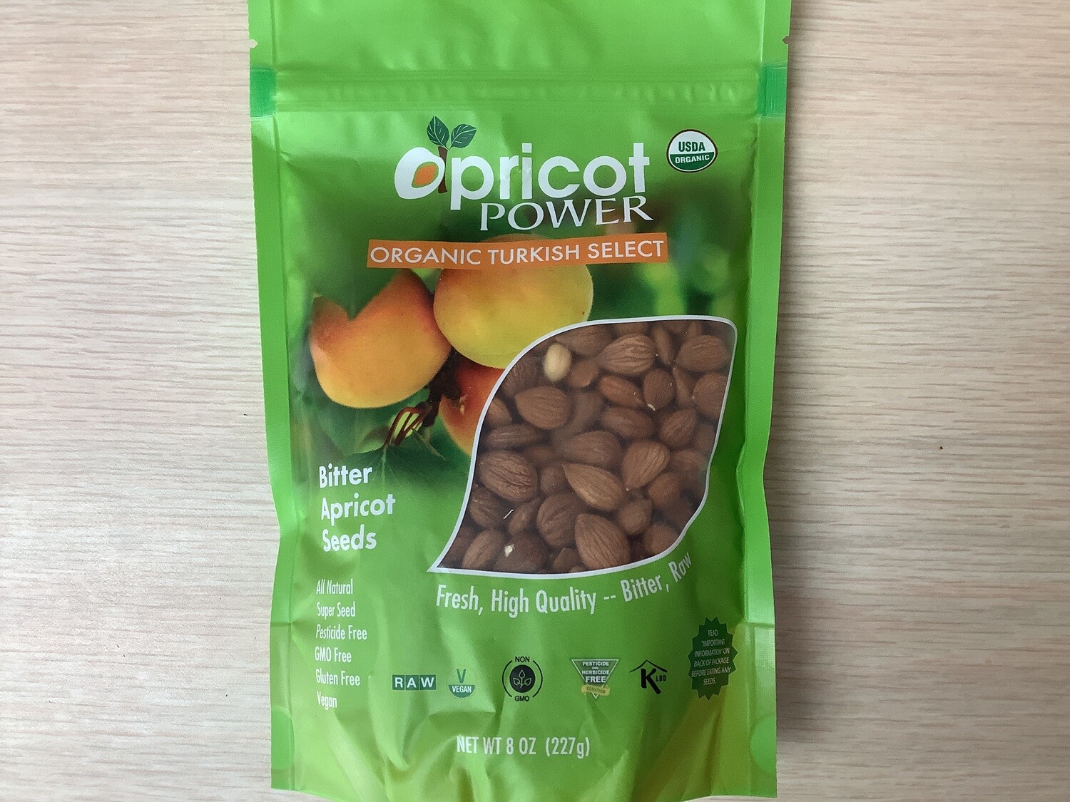 APRICOT POWER Bitter Apricot Seeds 8 OZ