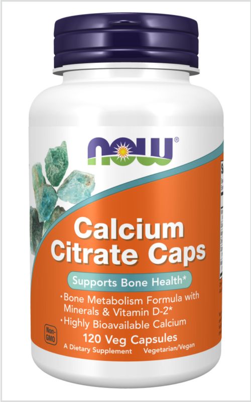 NOW CALCIUM CITRATE PLUS CAPS 120 VCAPS