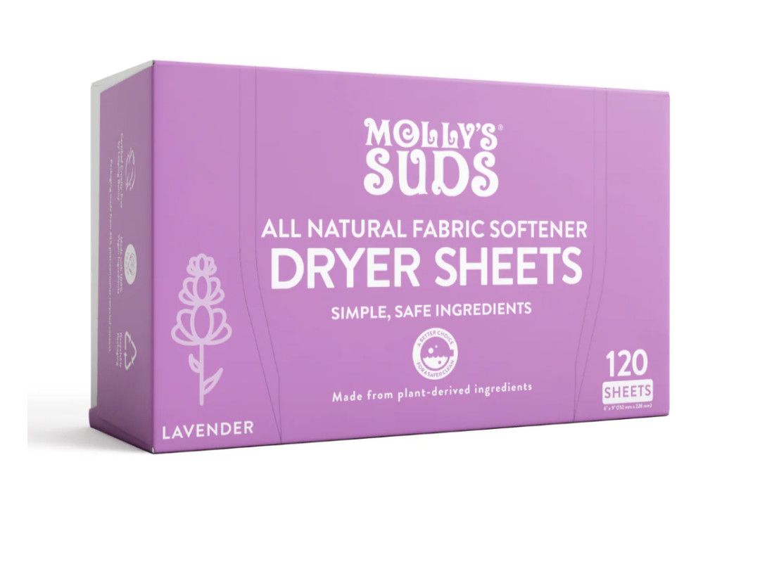 MOLLYS SUDS Dryer Sheets Lavender 120 ld