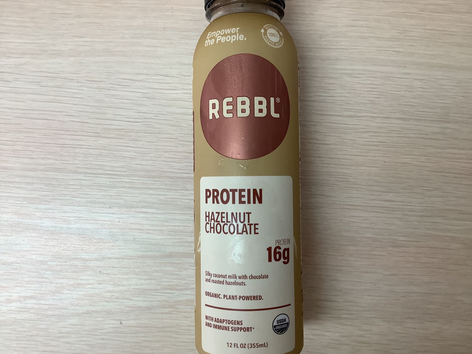 REBBL HAZELNUT CHOCOLATE PROTEIN SHAKE 12 fl Oz