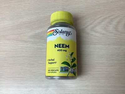 SOLARAY Neem Leaf Organically Grown Veg Cap (Btl-Plastic) 400mg 100ct