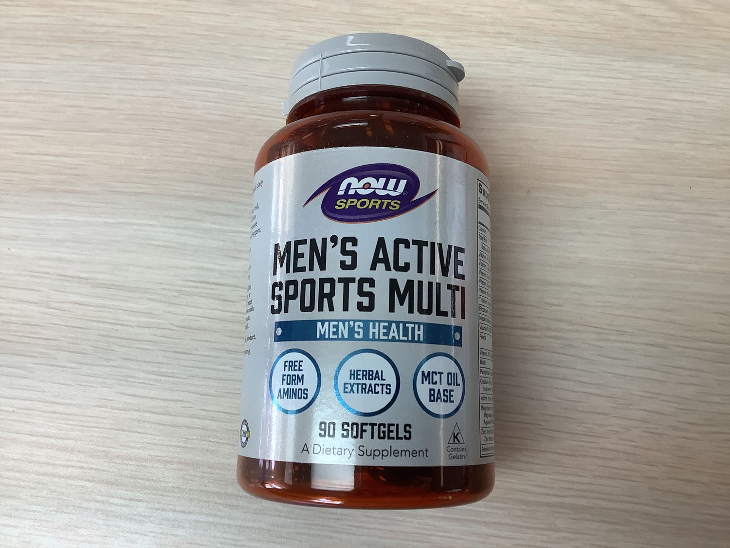 NOW MENS ACTIVE SPORTS MULTIVITAMIN  90 SGELS